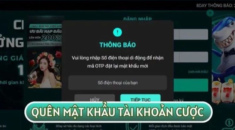 Đăng nhập 5 Quên mật khẩu